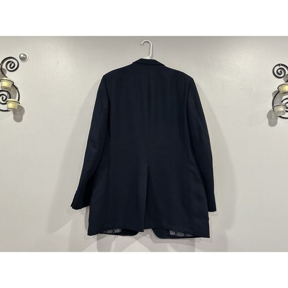 Kingsridge Navy Blue Knit Jacket Size 48 - Picture 10 of 16